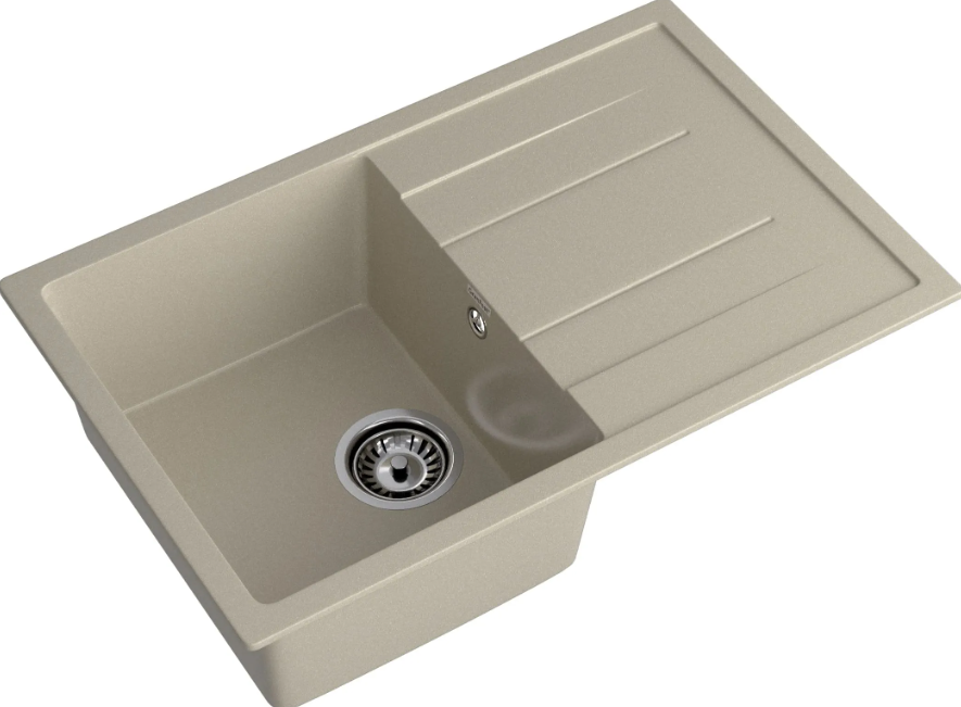 Мойка QUADRO - Топаз 780х500х200мм прямоугольный 1 чаша GranFest Q-780L топаз 