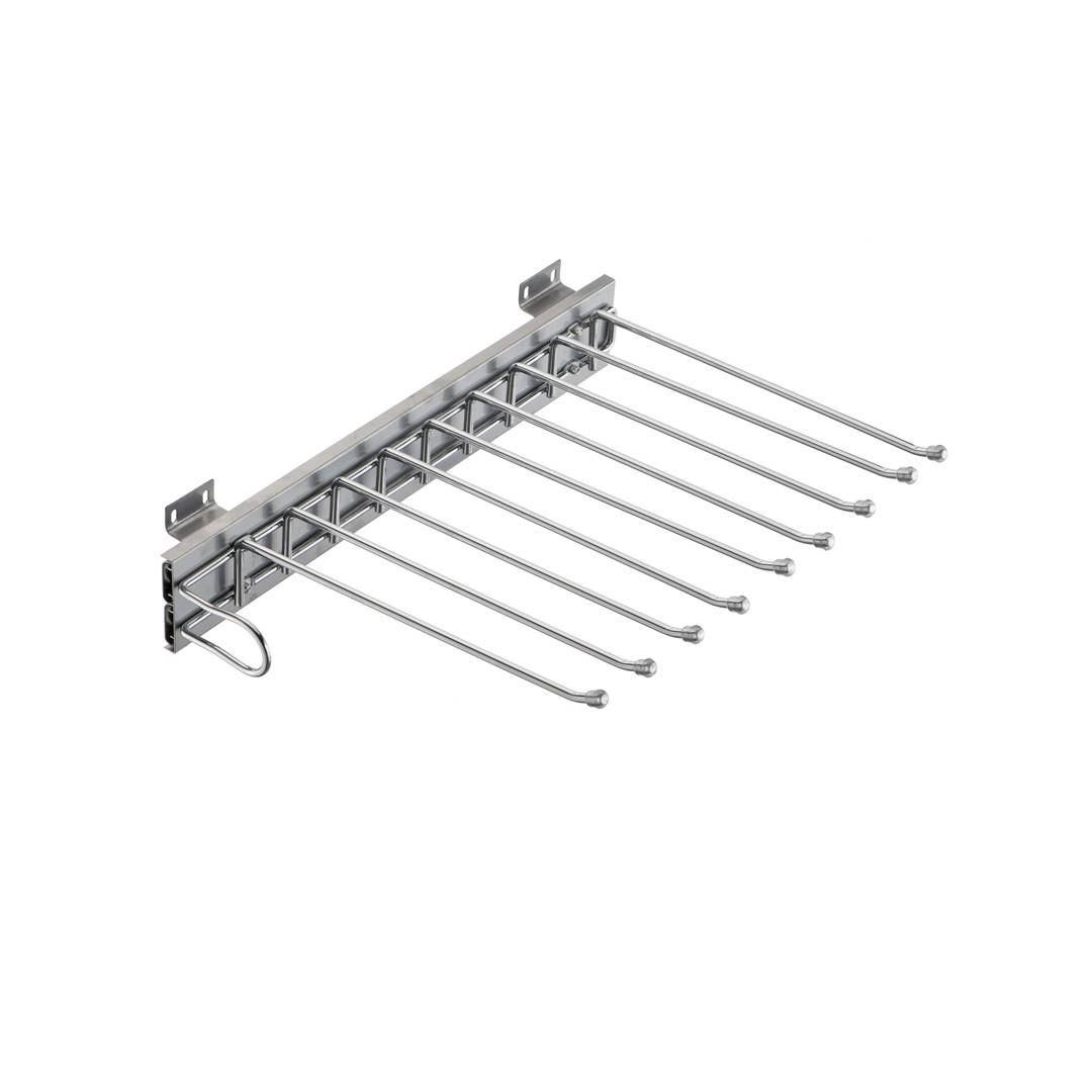 Держатель для брюк выдвижной бокового крепления 325x465 мм хром 014а-RU