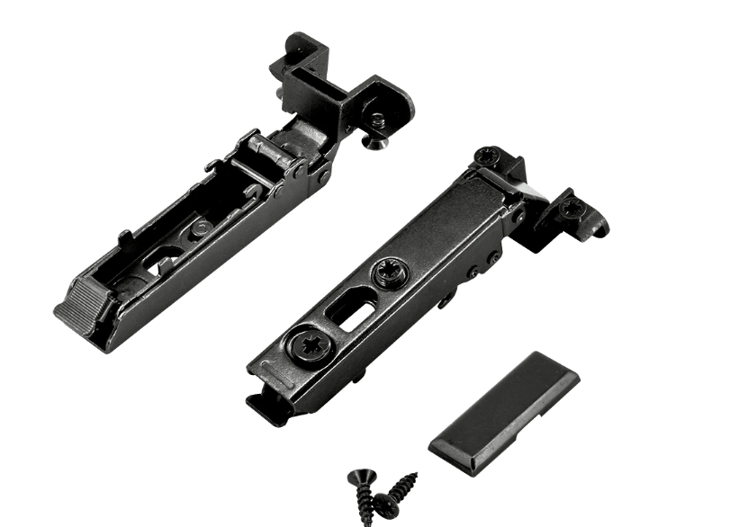 08.0186 Петля для AL-рамок  Накладная AQ V2. clip-on б/пружины P2O Черная 