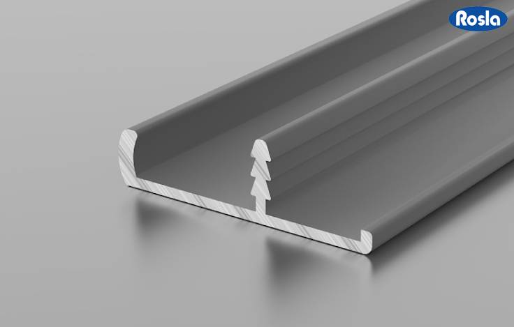 Фасадный профиль Росла ДР 1-08 анодированный 3 м для 28мм 
