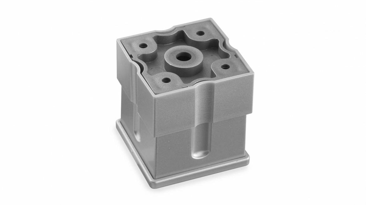 Опора H-015 60 мм сатин (матовый хром) 