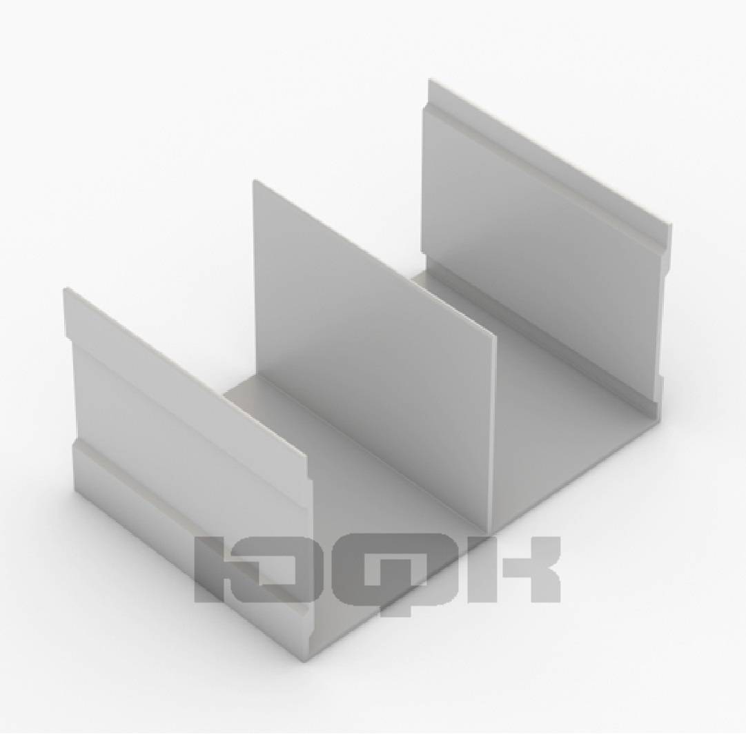 Хром матовый KR02 Направляющая верхняя Анодир. Х-602-Х ЮФК 