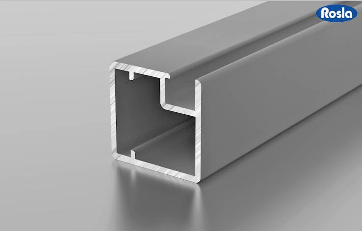 Алюминиевый профиль Росла F 1-17 анодированный 3 м (профиль рамочный узкий) 