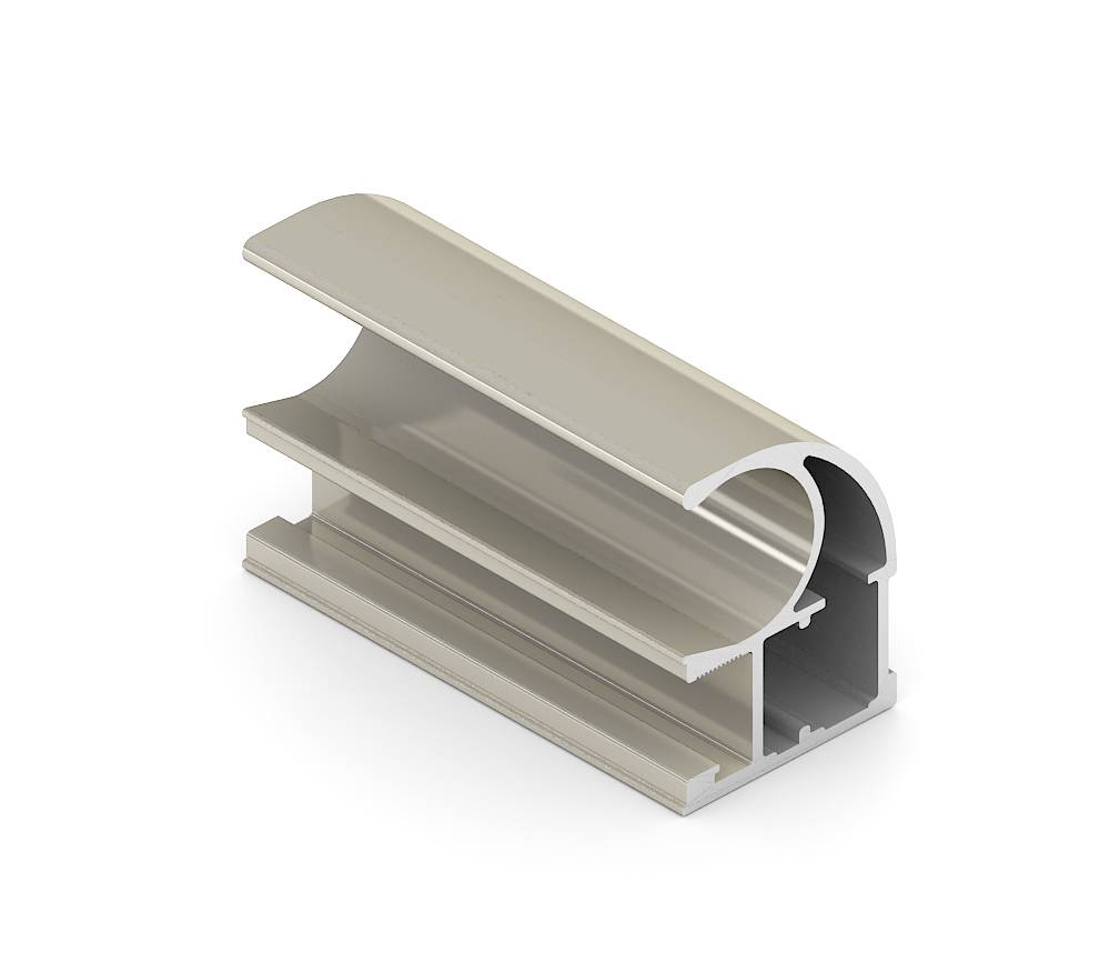 Шампань глянец Стандарт Вертикальный профиль C Анодир. 5,4 м 