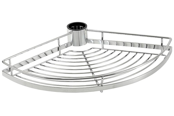 Полка сектор 420х330х80 мм хром PTJ016-40 AMIX 