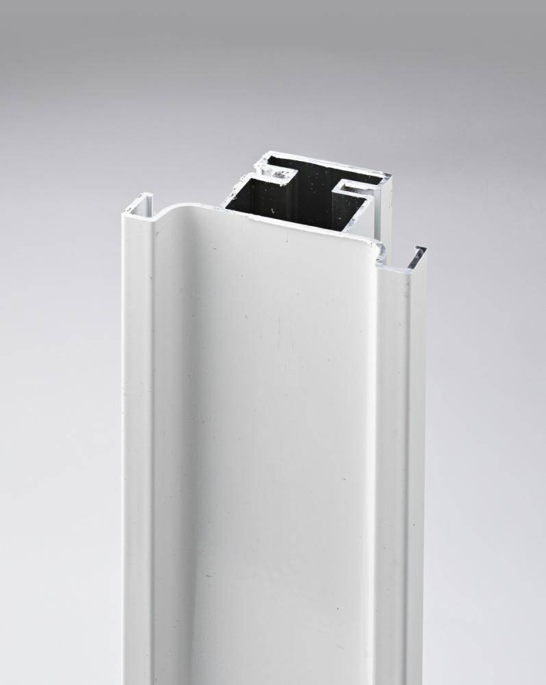 12099331011 Ручка профильная  C-обр. вертикальная для 16мм 4 700 мм Серебристый матовый Металл Rehau