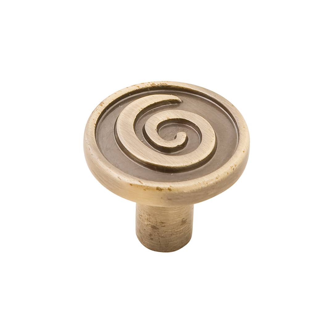 RK-002 BA Ручка кнопка Бронза Металл KERRON