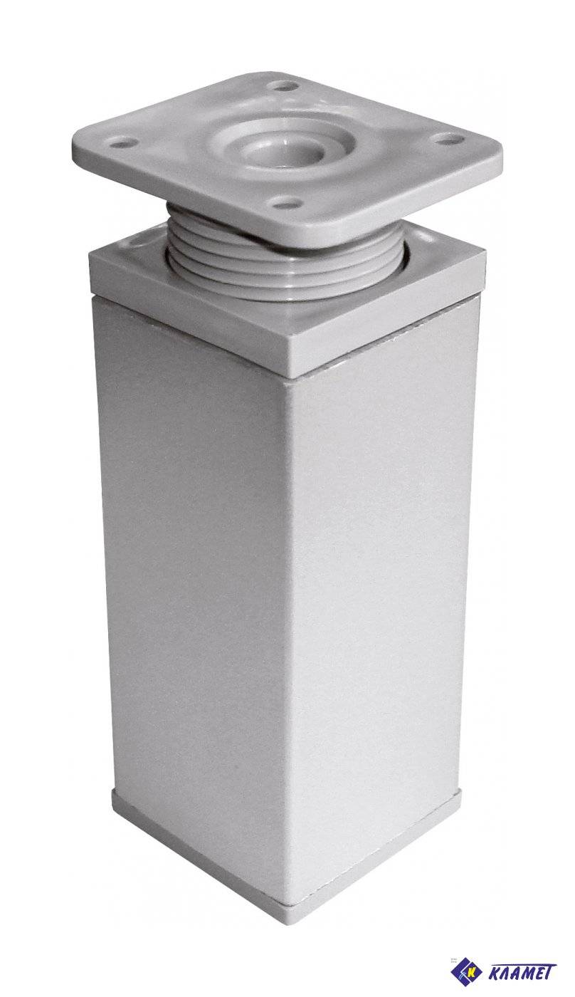Опора квадратная ОРК-100К 100 мм алюминий 
