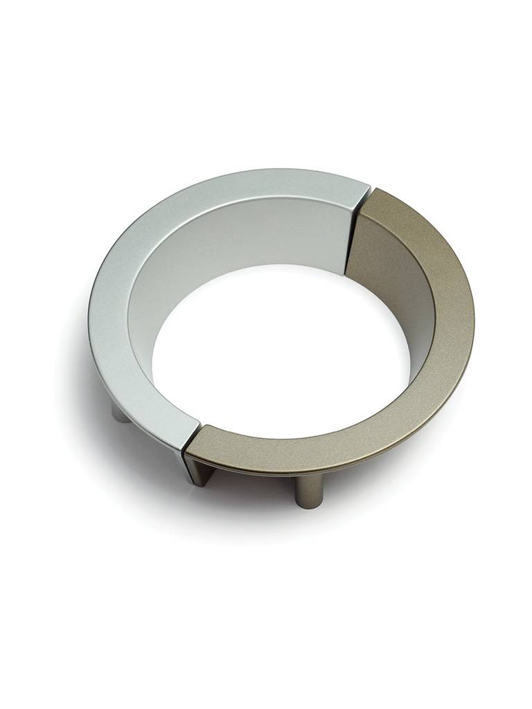 С26 Ручка скоба 64 мм Металлик Пластик Алди