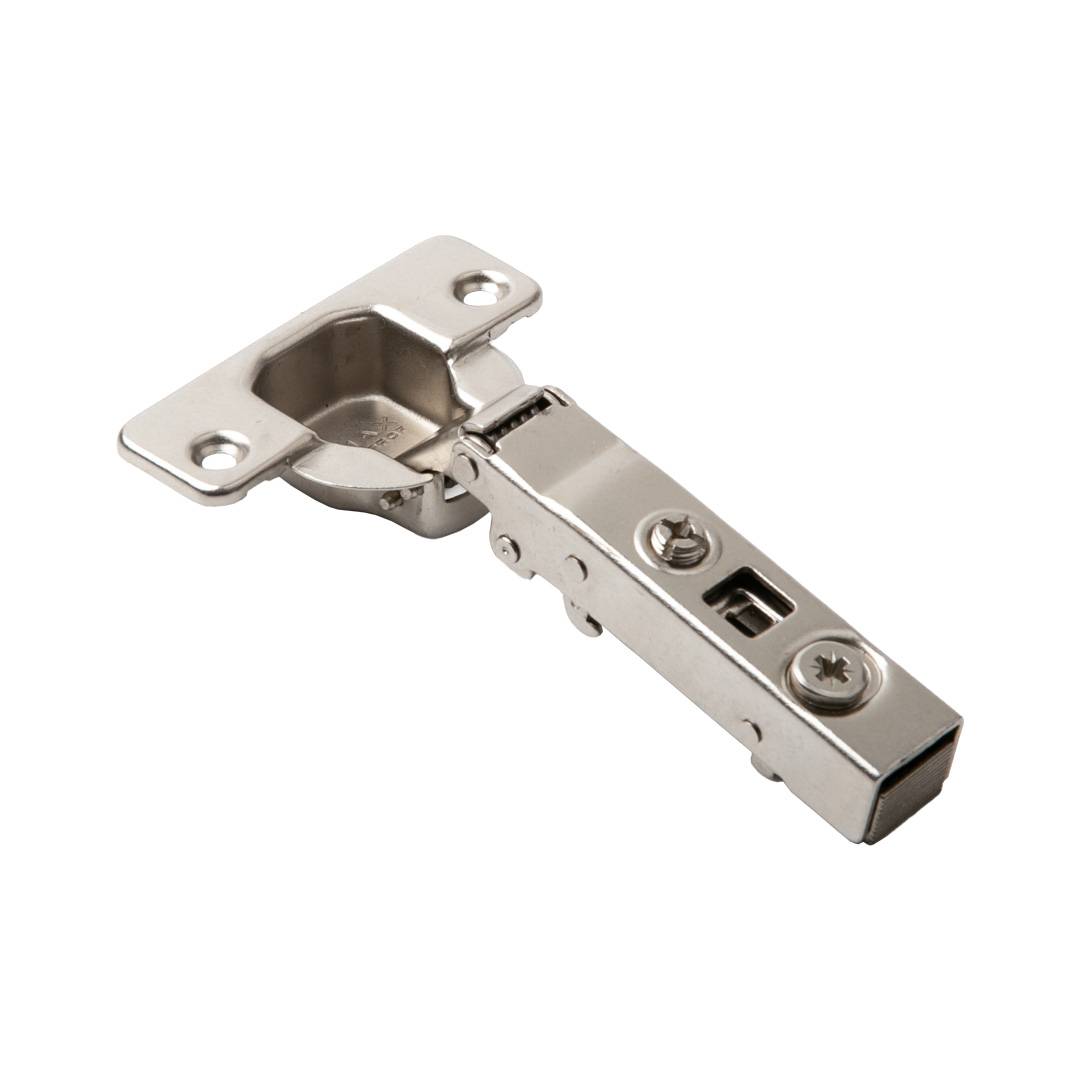 Петля 110 гр. Накладная LemaxProf clip-on Без монтажной планки с доводчиком быстрого монтажа никель 