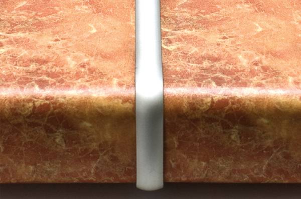 Планка 38 мм прямая щелевая матовый 