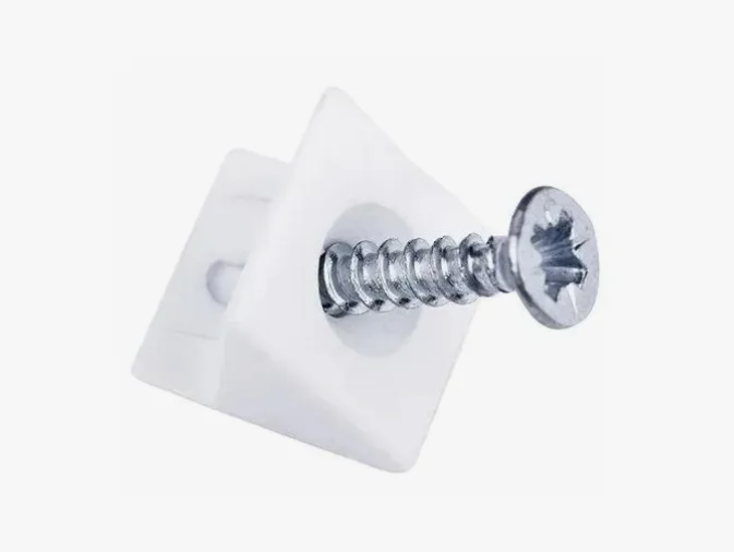 Фиксатор ДВП (ДСП)   мм белый