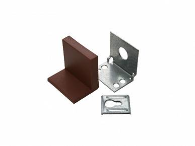 Навес L-образный коричневый ФМС 