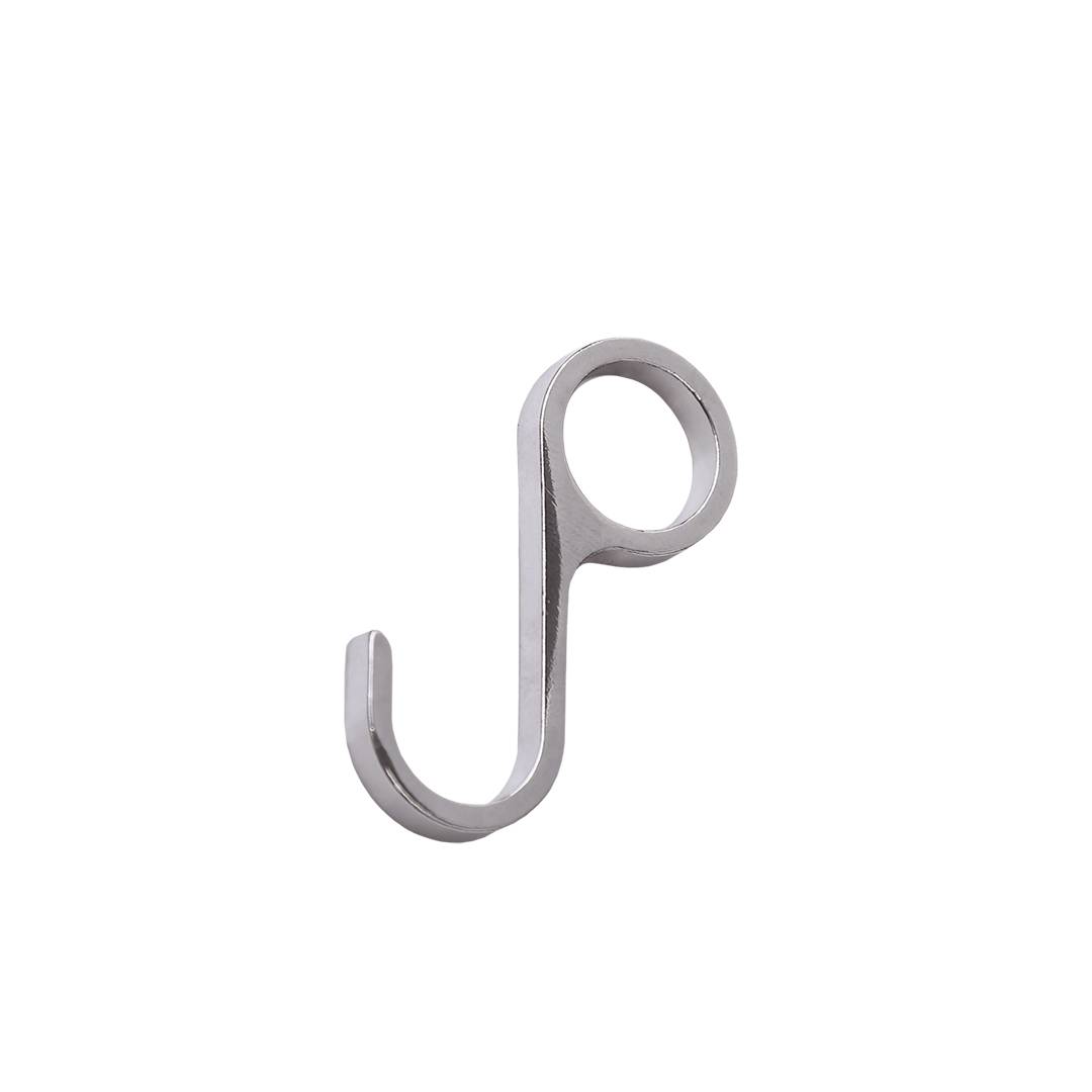 Крючок для рейлинга замкнутый хром Lemax