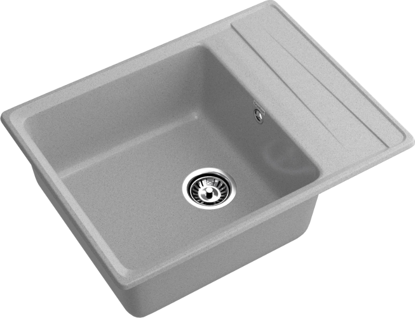 Мойка LEVEL 660L Серый 660х510х200мм прямоугольный 1 чаша GranFest GF-LV-660L серый 