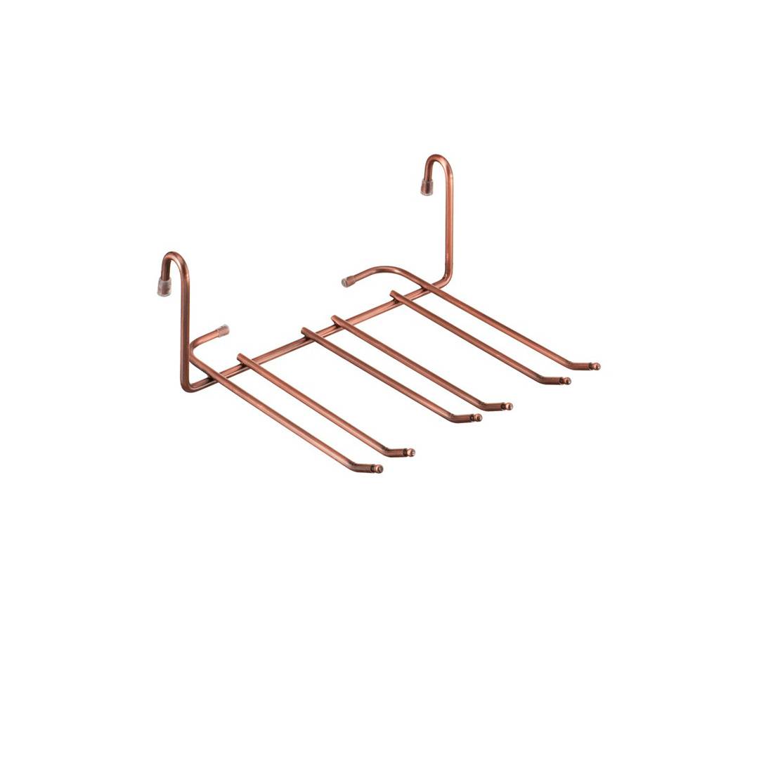 Держатель бокалов 3 рожк. 245х210х105 мм античная медь YJ-G507 CA Lemax