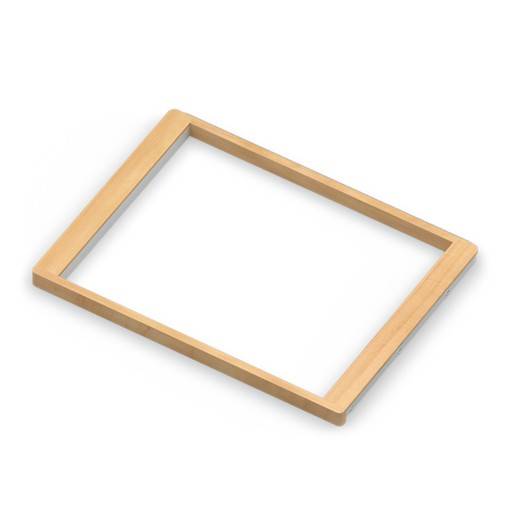 Рамка для корзин выдвижная Светлое дерево/белый серия 460 L=607 