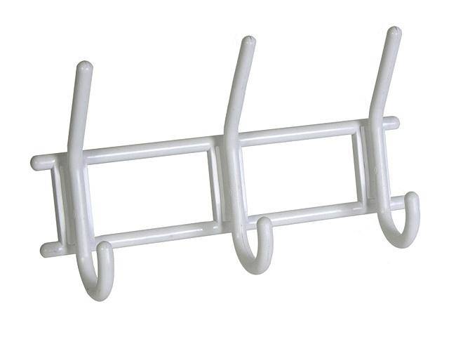 Крючок Белый Пластик Металлист 3-Х КРЮЧКОВАЯ ВЕШАЛКА