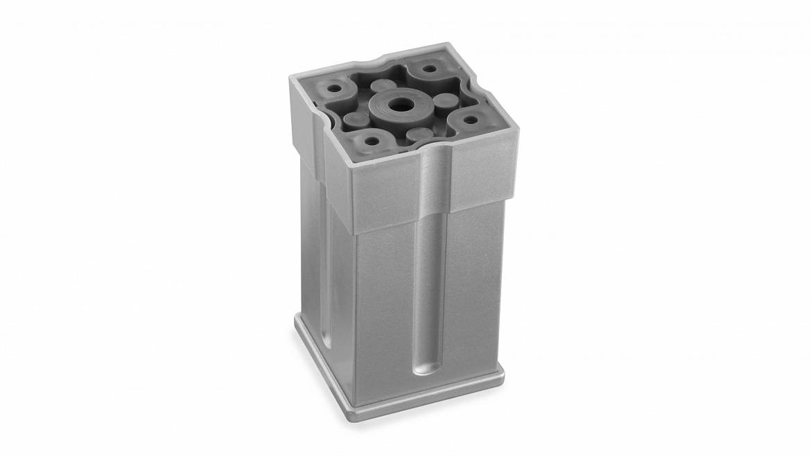 Опора H-015 100 мм сатин (матовый хром) 