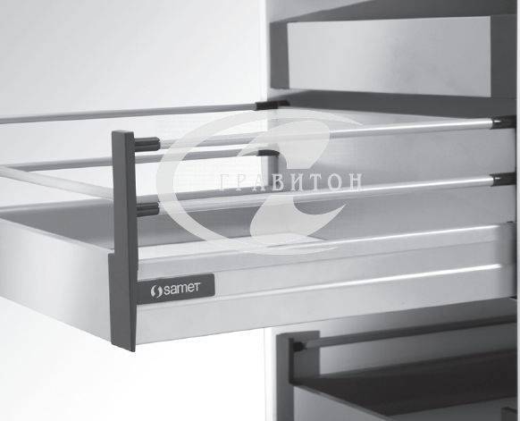 Передняя панель для внутреннего ящика Samet SMARTBOX серый - 1069 мм  мм Серый 