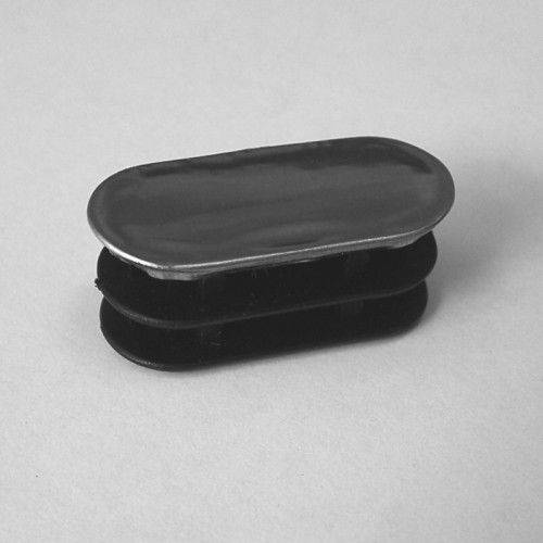 Заглушка для труб 30х15 хром 