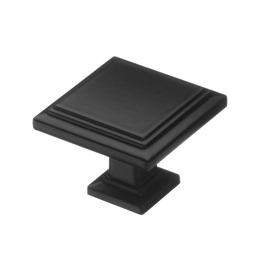 RK-105 BL Ручка кнопка Черный матовый Металл KERRON