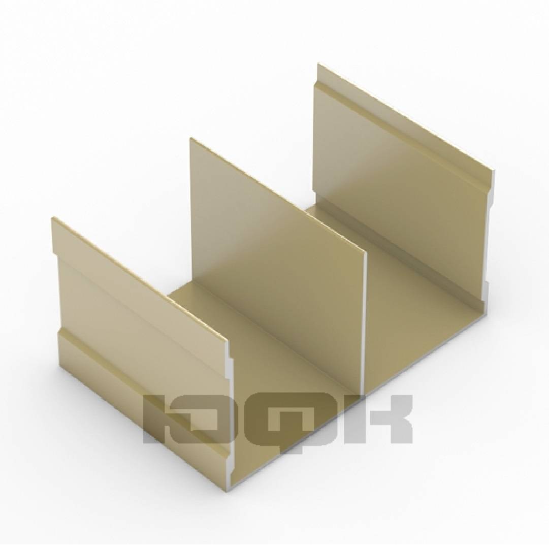 Шампань матовая KR02 Направляющая верхняя Анодир. Ш-602-Ш ЮФК 