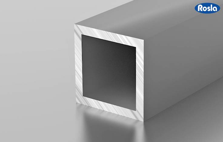 Труба квадратная Росла М 1-14 анодированный 3 м 