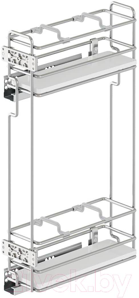 Бутылочница 2 яруса 150 мм полн.выд.левая хром S-2911-C Starax
