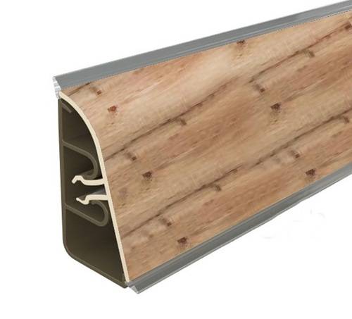 Плинтус Дуб Вотан 2052М, 429М, 3259, 3829, 7120 АР740 (3м) - 3 000мм пластик Termoplast 