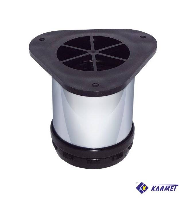 Опора ОРМ-63 60 мм металлическая хром 