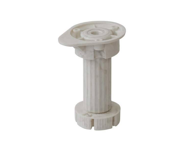 Опора кухонная с упором 100 мм разборная белый 