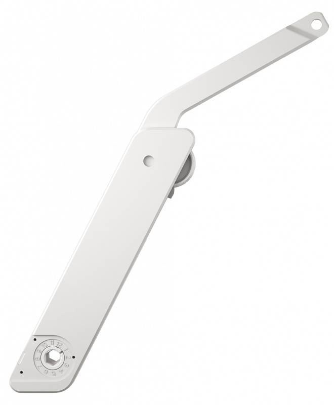 Подъемный механизм Free flap H 1,5 белый 1,2-5,1 кг Мод.С  (Р2О) Hafele 