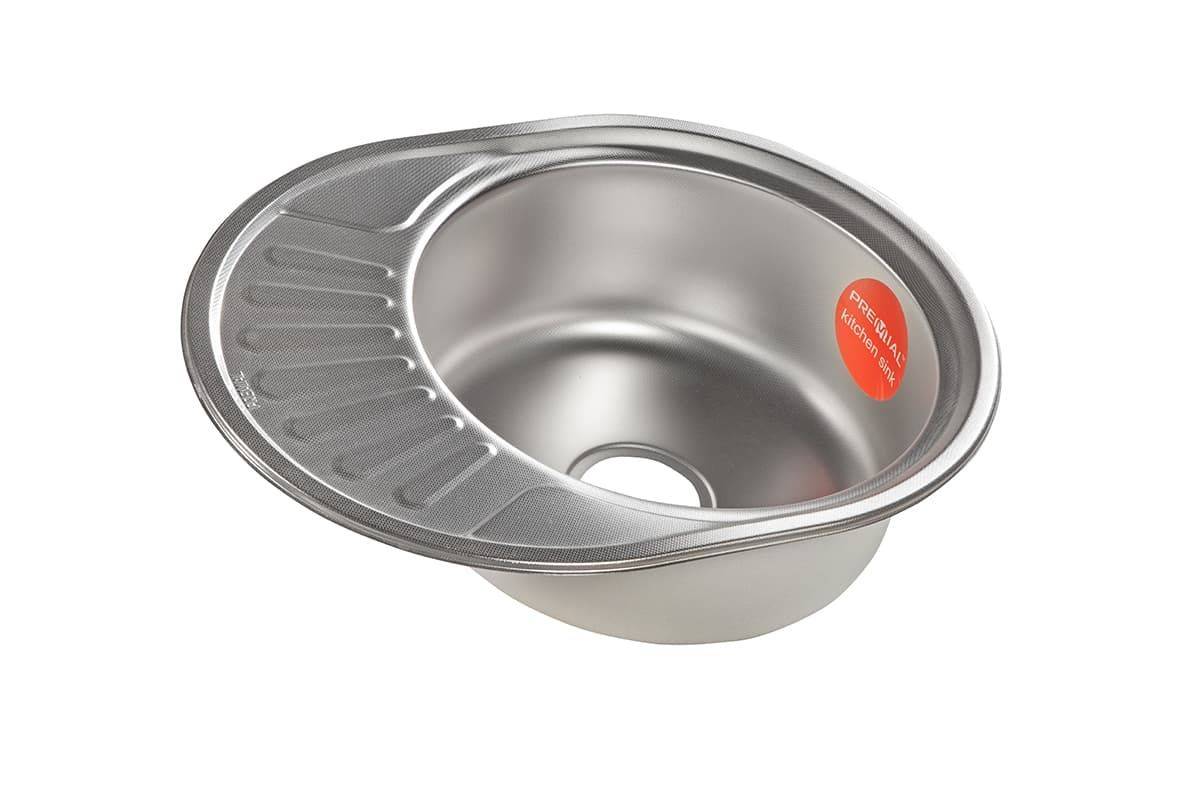 Мойка Premial - Сетка 570х450х180мм овальный 1 чаша универсальный 0,8 мм Premial 5745 
