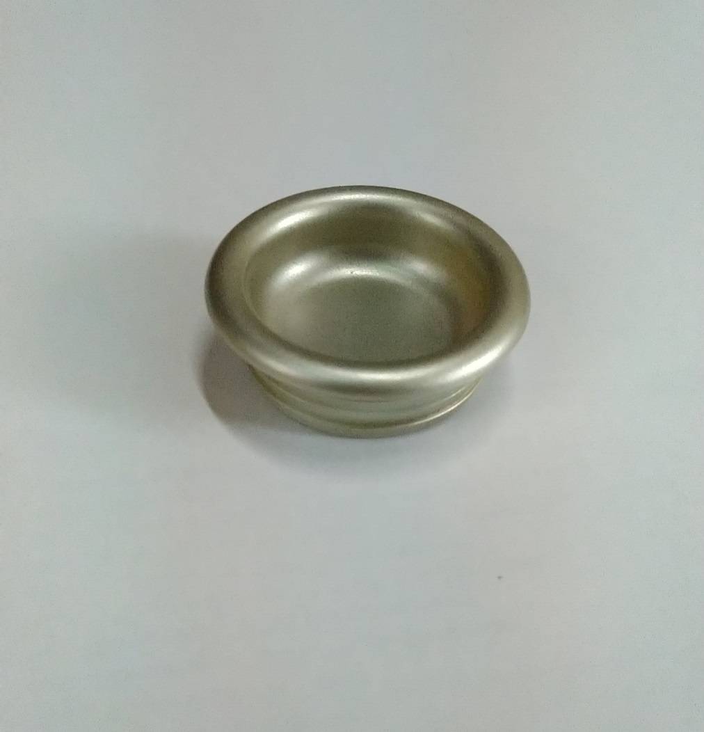 R-02 Ручка врезная 35 мм Никель матовый Пластик Валмакс