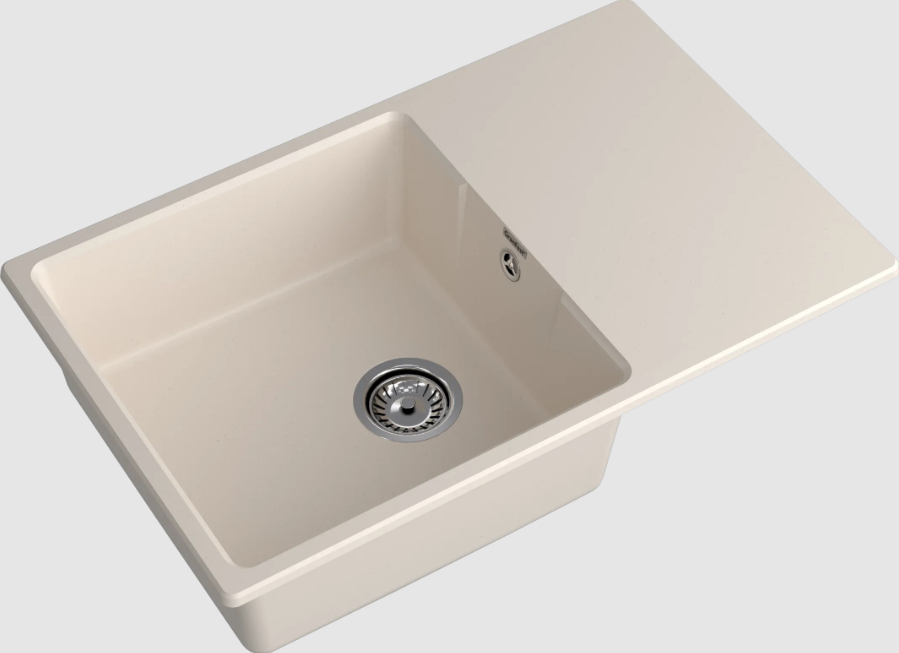 Мойка URBAN - Белый 780х490х180мм прямоугольный 1 чаша GranFest URBAN 678L белый 