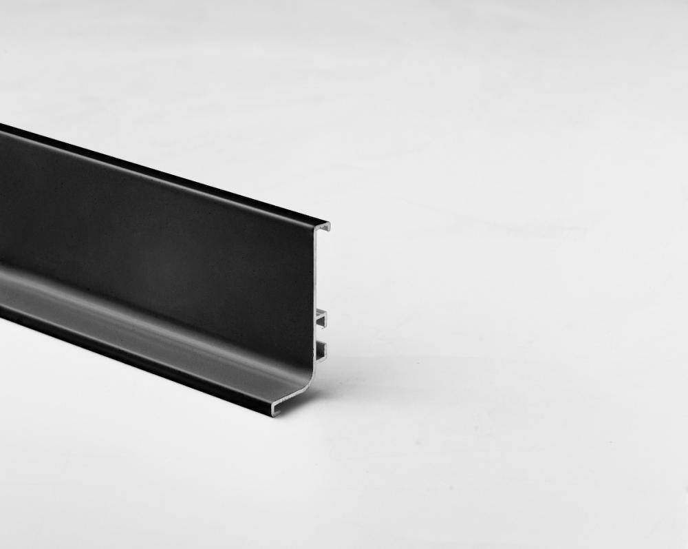 12096881022 Ручка профильная  L-обр. горизонтальная 4 100 мм Белый глянец Металл Rehau