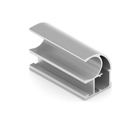Хром матовое Стандарт Вертикальный профиль C Анодир. 5,4 м 