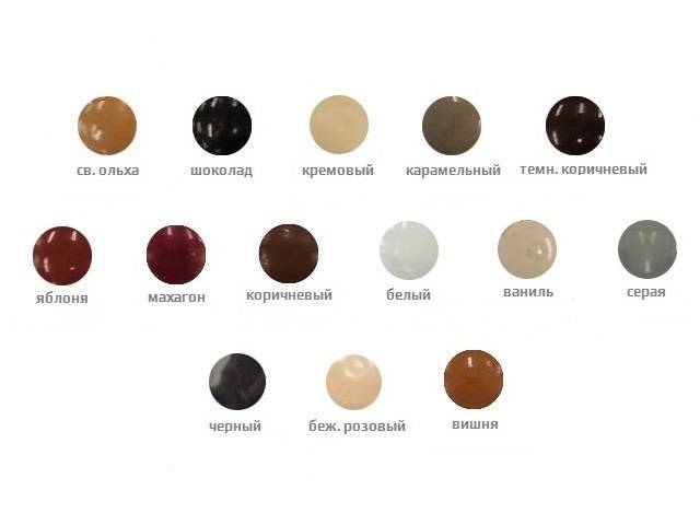 Заглушка пластик д/евр D=14 мм (100 шт) бежевый, бук