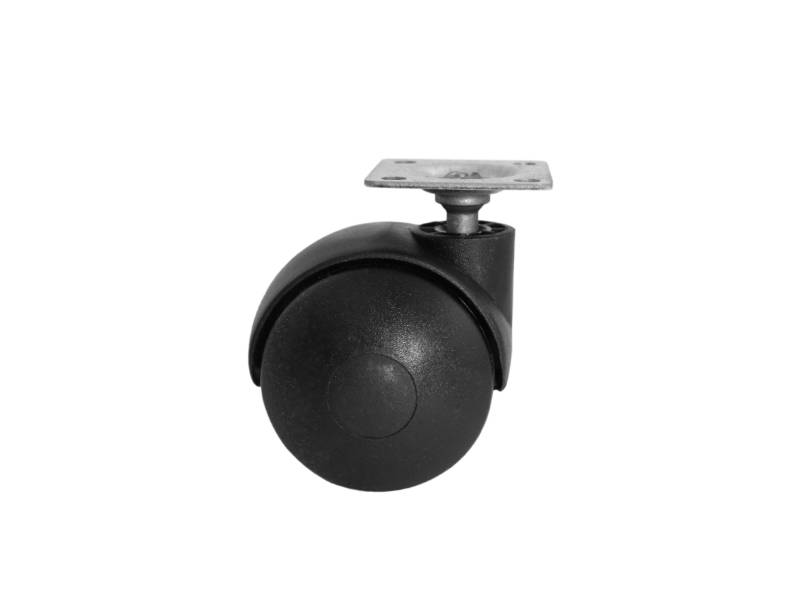 Опора колесная 8.2в с пятой черный 