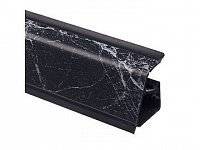 Плинтус Черный мрамор 8044 WAP118 - 4 200мм пластик Rehau 