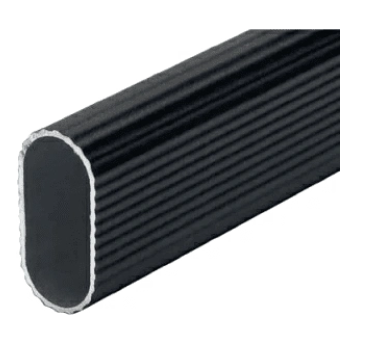 TOA.1530.3.10 BLM Штанга черный 30х15 овальная Алюминий 3000мм 