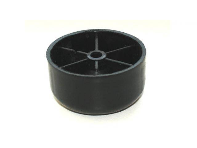 Опора 35 мм б/штыря (под шуруп) черный 