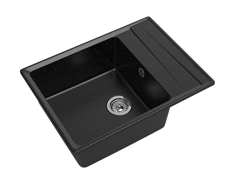 Мойка LEVEL 660L Черный 660х510х200мм прямоугольный 1 чаша GranFest GF-LV-660L черный 