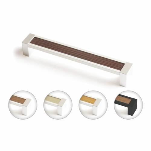 С31 Ручка скоба 160 мм Металлик Пластик Алди