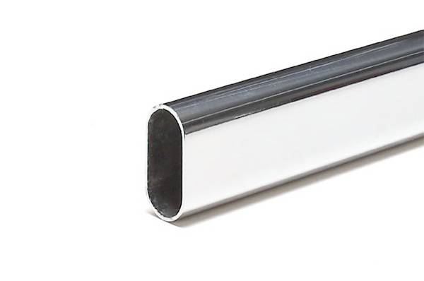 Штанга хром 30х15 овальная металл 3000мм 