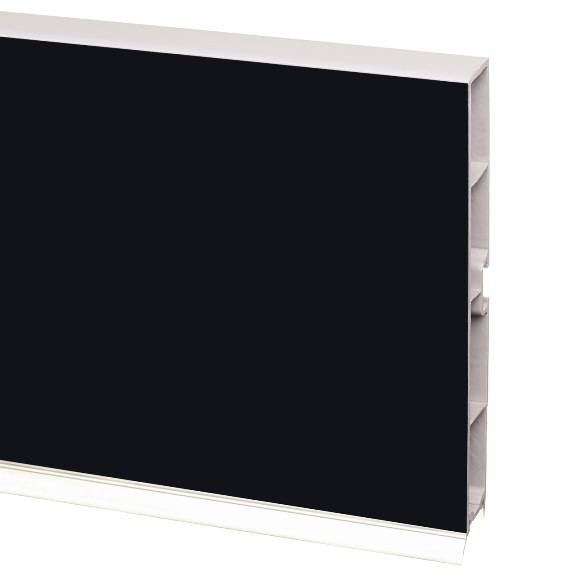 Цоколь кухонный ламинированный 100 мм 2639L Черный 4 000 Rehau 