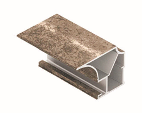 Бронзовый кварц Стандарт Вертикальный профиль FLAT Пленка ПВХ 5,4 м 