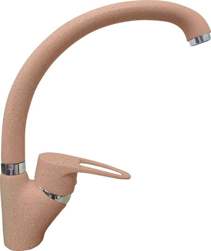 1024311GF Смеситель 1024 D-40 мм Светло-розовый GranFest 