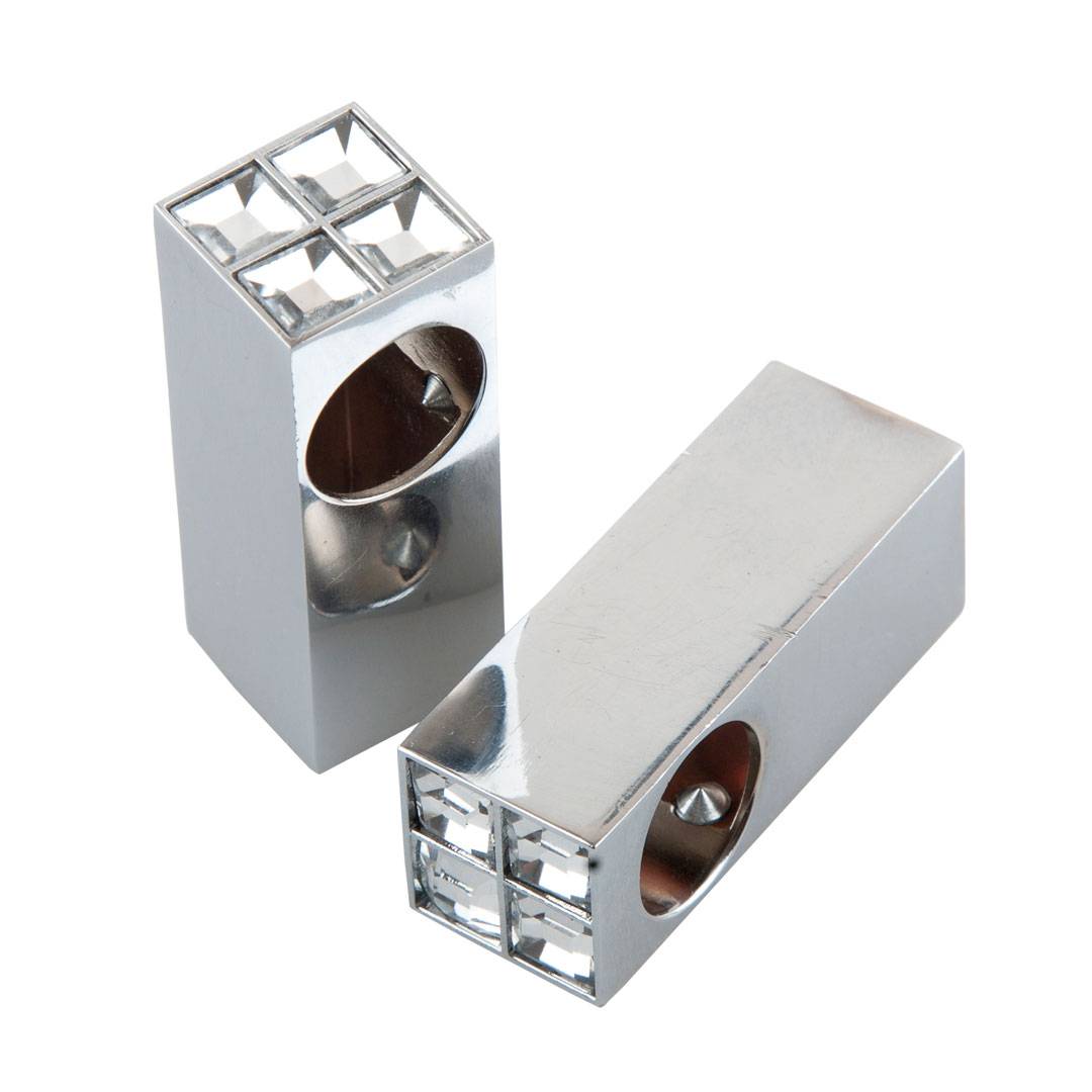 Держатель рейлинга комплект Crystal хром RAT-20 KIT Lemax 